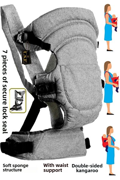 USF Double-Way Baby Carrier Kangaroo Ergonomic Baby Carrier Kangaroo with Waist Support