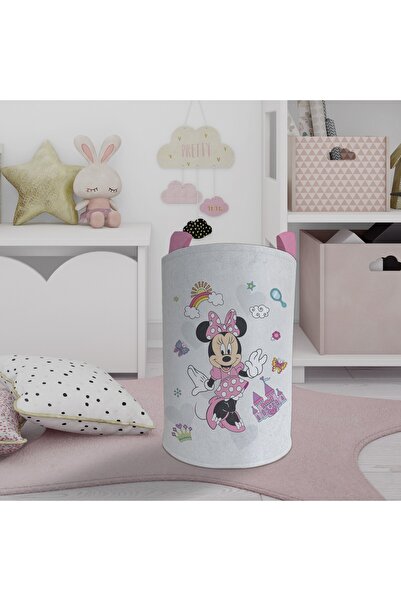 Generic Brand Детска стая Кошница за играчки с десен на малки фигурки на Мини...