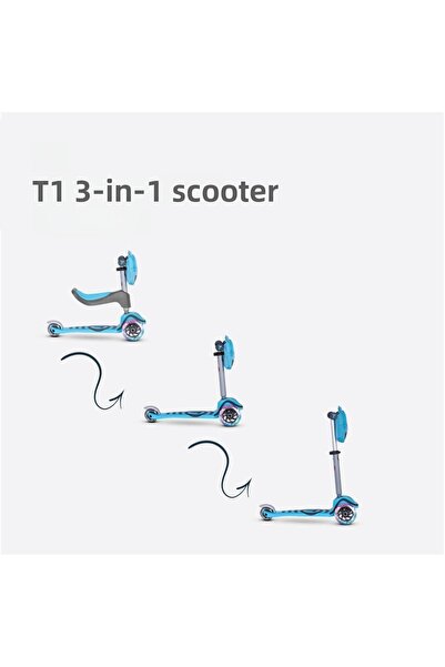 SmarTrike T1 3-piece Children's Scooter - 1 in 1 with Seat and Bag (15 Months...