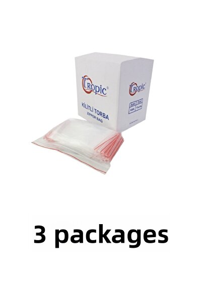 Yakutsan تروبيك 3 عبوات حقيبة نايلون زيبلوك 13x16 حقيبة زيبلوك (600 قطعة)