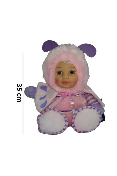 HALLEY Plush 35 cm Baby Face Butterfly