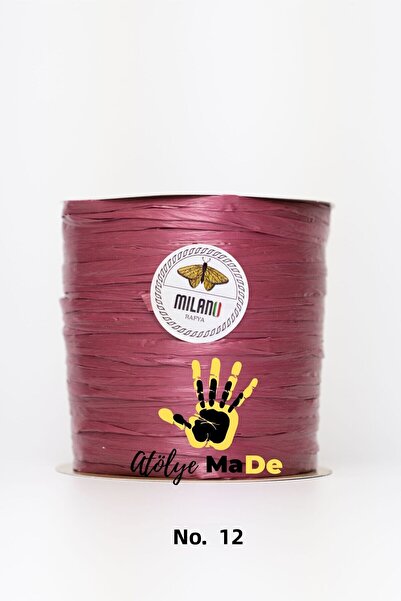 Atölye MaDe Milano Rafya 100Gr Single Skein Color Code No12 Fuchsia