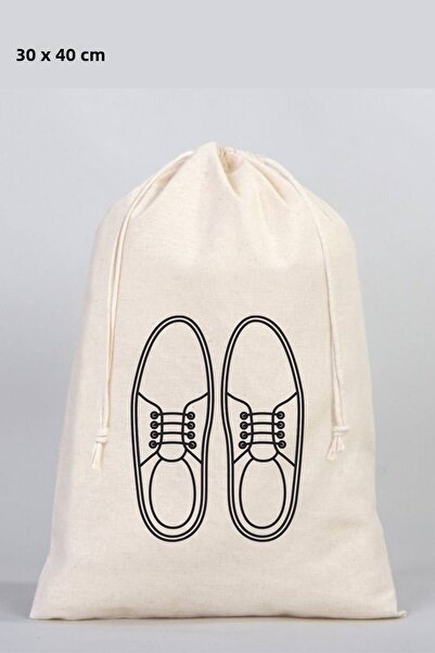 Florence Event حقيبة منظم للأحذية الرجالية مطبوعة من القماش الخام مقاس 30 × 4...