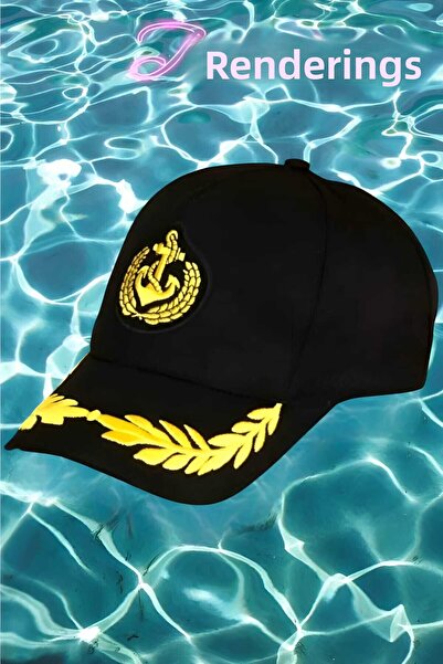 Trenderrs Unisex Back Adjustable Sailor Captain Cap Hat