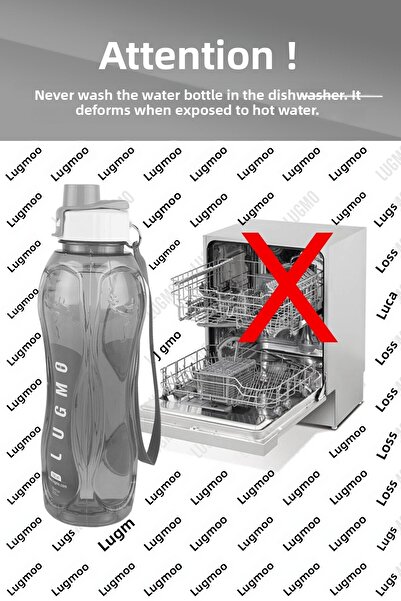 LUGMO 750 ml School Sports Water Bottle - Red Orange Water Bottle with Lid