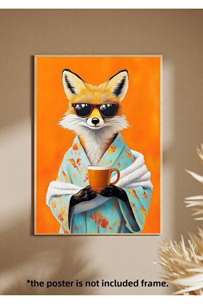 One Little Happiness Αφίσα MORNING COFFEE Αισθητική αφίσα τοίχου, αφίσα χωρίς...