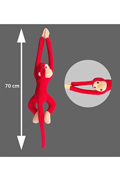 Sole Play and Sleeping Companion Sticking Hands 70 Cm Plush Monkey Toy - Prem...