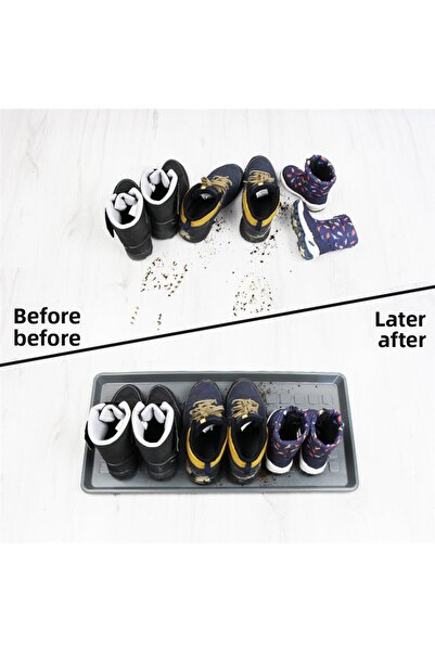 omilife 71X35 cm Polypropylene Plastic Shoe Tray and Stand