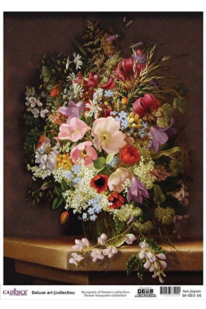 Cadence Bf 03 - زخرفة نحاسية من سلسلة الزهور 30x42