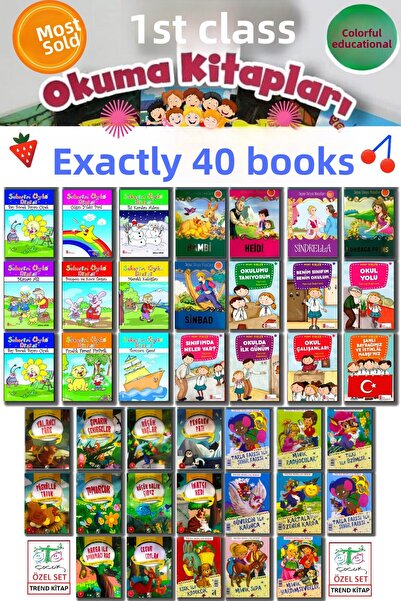 Ata Yayıncılık 1.sınıfların Keyifle Okuyacağı Tam 40 Kitap