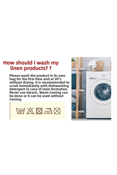 NDC HOME Linen Top 3 Lace Tassel Runner (50 x150)