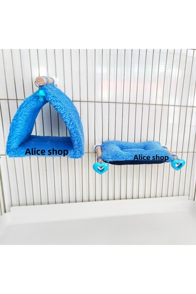 aliceshop Bird Bed and Tent for Budgie and Birds of Its Size Set of 2