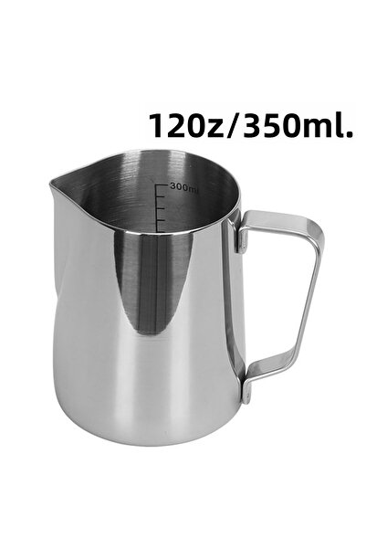 Choice 350ml-Measurement Coffee Milk Frothing Jug Latte Art Milk Frother Pitcher Stainless Steel Measuremen