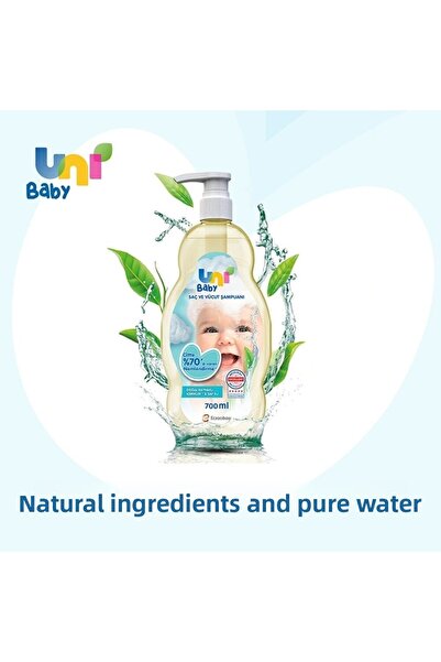 Uni 700 ml Baby Hair and Body Shampoo Set