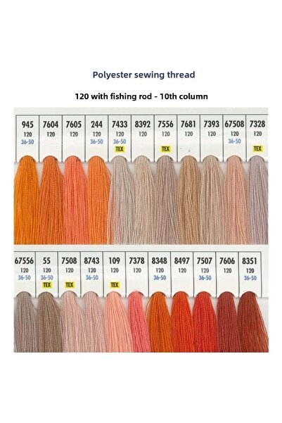 Oltalı Σετ κλωστών ραψίματος Oltali Polyester 10 τεμαχίων - 120 NO Κλωστές Ρα...