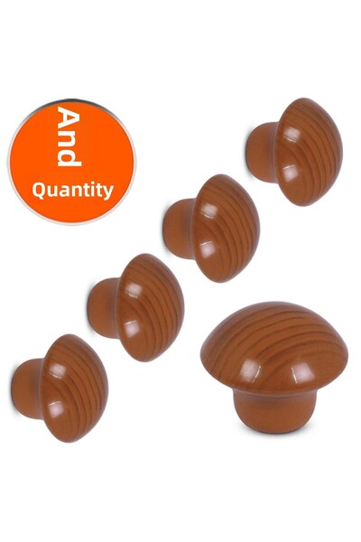 Badem10 Butoane din plută - 4 bucăți pentru sertar de bucătărie, dulap dulap, buton pentru ușă