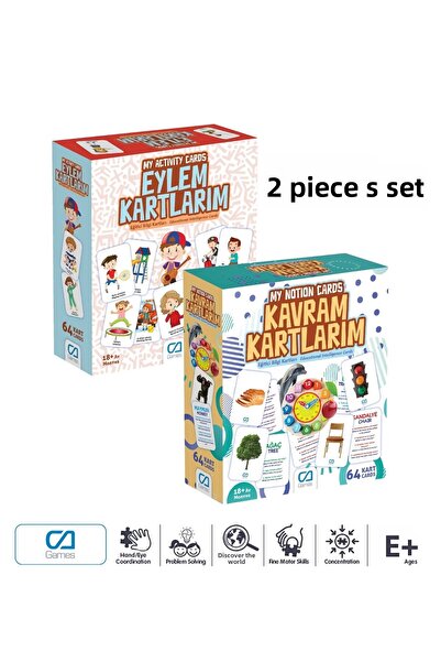 CA Games (مجموعة مكونة من قطعتين) البطاقات التعليمية والتعليمية واللغة الإنجل...