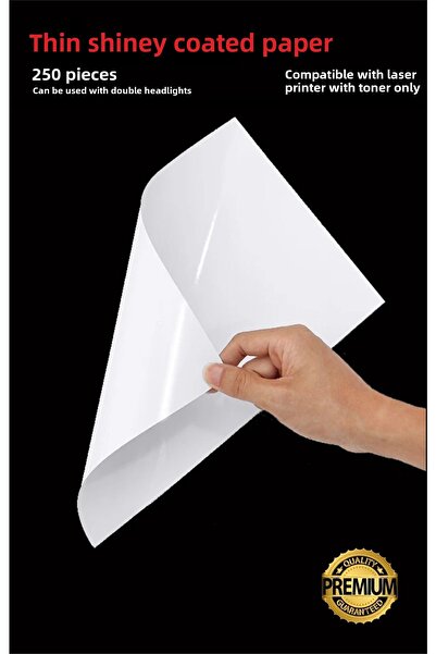 Hsn Glossy A4 Thin Design Coated Paper - 115 Gr 250 Pieces