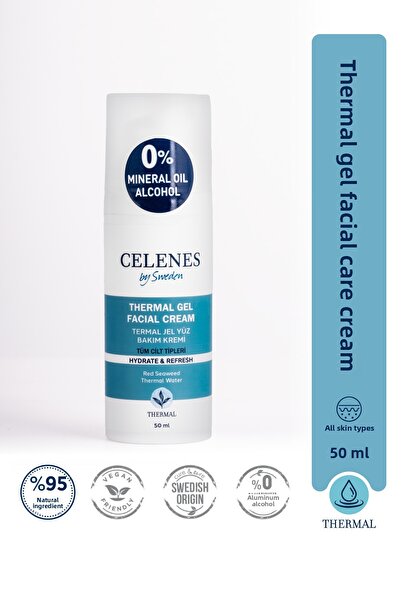 Celenes من سويدان كريم جل حراري مرطب ومنشط للعناية اليومية 50 مل-
