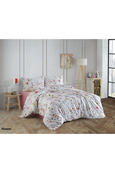 KÜBRAHOME'S طقم غطاء سرير مزدوج مصنوع من القطن بنسبة 100%