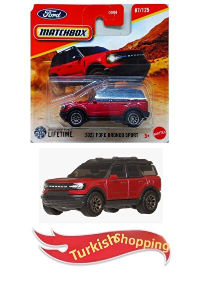 HOT WHEELS علبة الثقاب بمقياس 1:64 مدى الحياة 2022 فورد برونكو سبورت