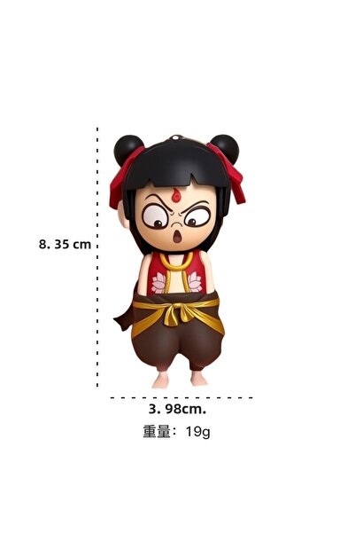 CEDAN New Nezha 2 Anime Aobing Nezha Cosplay Figure Expression Face-Changing