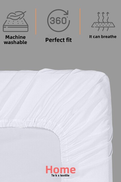 Eve Tekstil Single Rainforce Fabric Elastic Sheet and Pillow Case Set