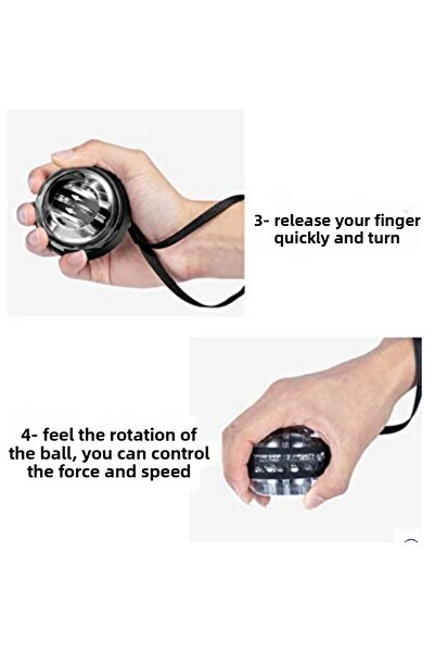 İMVULA Wrist Strengthener Lighted Exercise Wrist Ball Wirstball