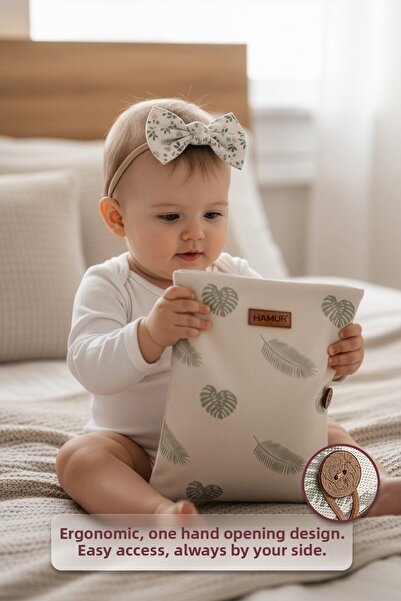 HAMUR Melis Mother Baby Care Bag - Newborn Diaper Opening and Changing Organizer