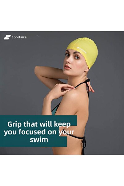 Sporsize Καπάκι κολύμβησης σιλικόνης - Καπάκι κολύμβησης σιλικόνης για τη θάλασσα και την πισίνα