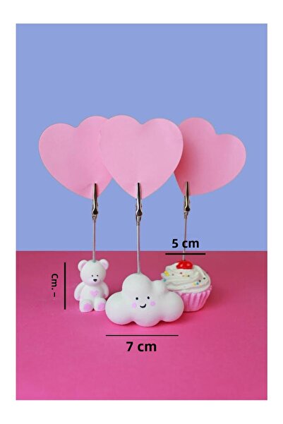 Mithbox Cute White Cloud Photo Note Holder Note Holder Note Holder