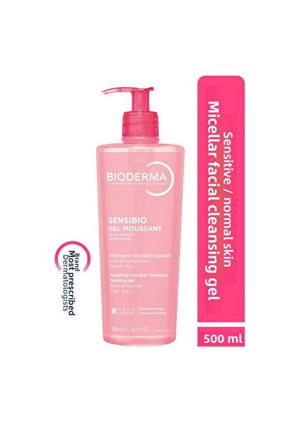 Bioderma Sensibio Foaming Purifying Skin Cleansing Gel 500 ml