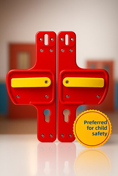 Life 360 مقبض البوابة المزود بحاجز |   آمن للأطفال |   مناسب للمدارس ودور الح...