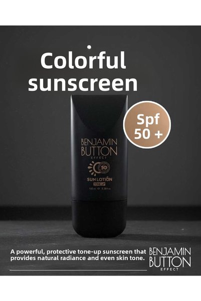 Benjamin Button Effect Sun Lotion Tone Up SPF 50+ Brightening Tinted Sun Lotion