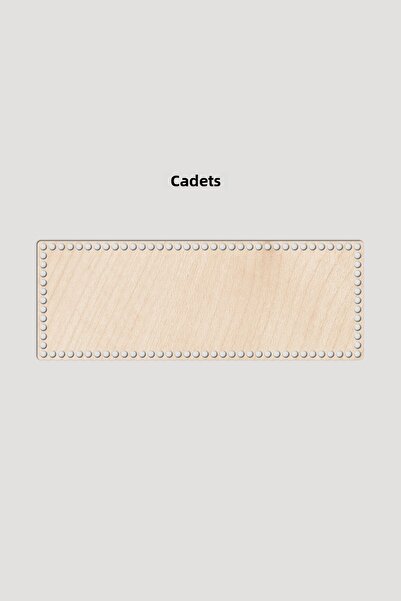 Lucena Ξύλινος Ορθογώνιος Δίσκος Καλαθιού Βάση 10x17 cm 6 Τεμάχια Αξιούπιτο 3mm