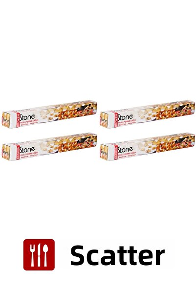 Broken Stone ورق خبز معبأ في علبة 37 سم × 8 متر، سهل الاستخدام في المطبخ (عبوة من 4 قطع) '32 متر'