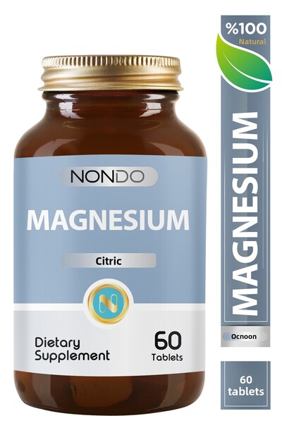 Nondo Magnesium Citrate 60 Tablets (Mangesium Citrate Polyvinylpyrolidone)