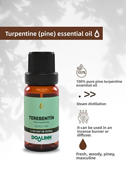 Doalinn Pine Turpentine Essential Oil (Pine Turpentine) 10 Ml.