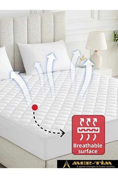 mer-tim ezberbozan ev tekstili Saltele de protecție pentru saltea matlasată Saltele de bumbac matlasate simple și duble