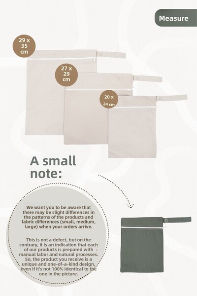 mordesign Baby Laundry Washing and Storage Bag Set of 3 Travel Organizer, Suitcase Organizer