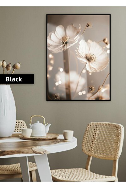 Harikabirev |   MODEL DE FLORI DE MANOLIE |   TABLA DE STICLA TEMPLATA CU CADRU, SIMPLE, VERTICALA