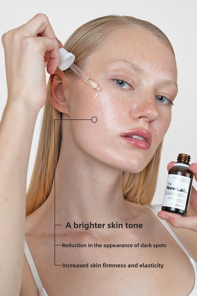 the newlab. Brightening Skin Tone Equalizing Vitamin C Serum (10% Ascorbic Acid, Niacinamide, Panthenol) Nl02