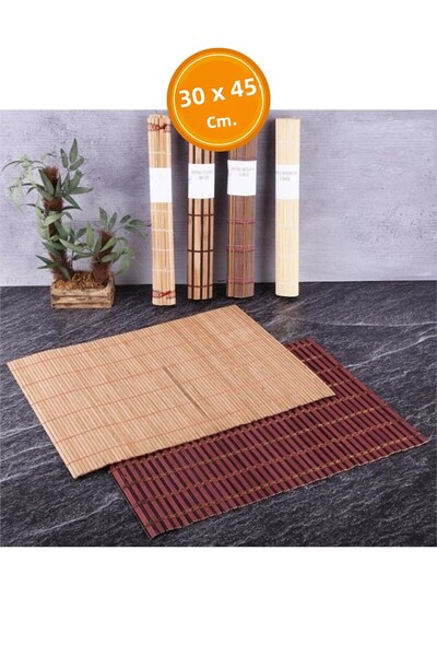 WAPPA 1 مفرش طاولة من الخيزران - متنوع - 30×45 سم