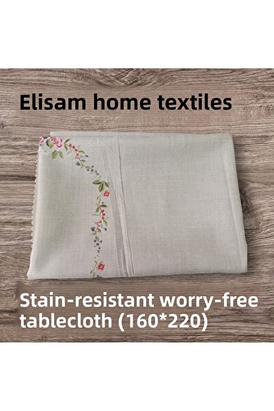 Elisam Stain-Resistant, Worry-Free Tablecloth