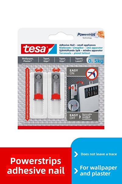 Tesa İz Bırakmadan Sökülebilir Yapışkanlı Askı - Çivi, Elektrikli Cihazlar Iç...
