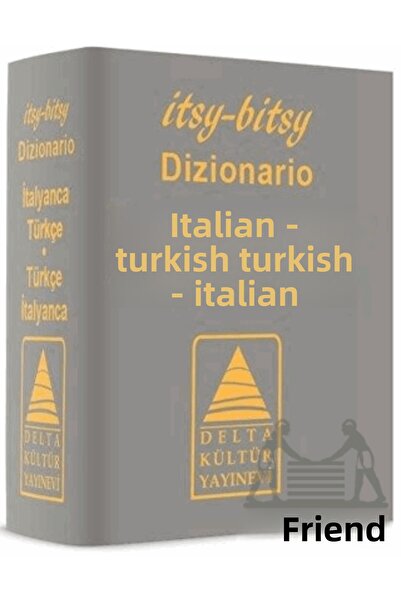 Delta Kültür Yayınevi Itsy Bitsy İtalyanca-Türkçe ,Türkçe-İtalyanca Mini Sözlük