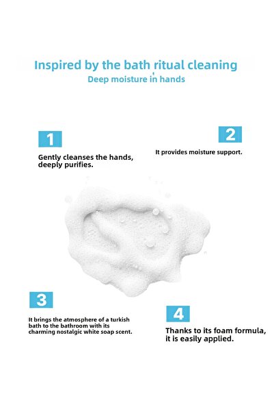 THE BATH FACTORY Moisturizing Purifying Turkish Bath Foam Soap 300 ml