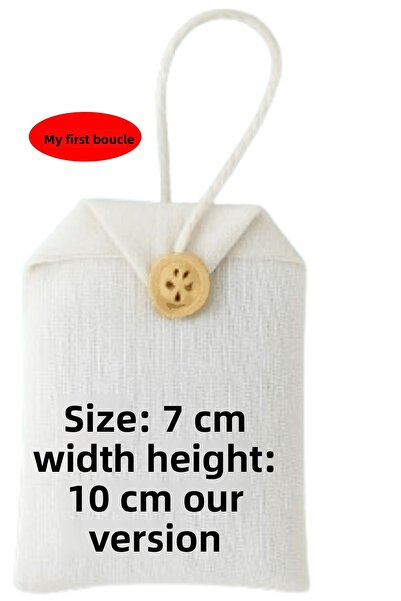 ilkadimbuklet 7 × 10 أكياس قماش قطني طبيعي خام، 20 قطعة، أكياس مليئة باللافند...