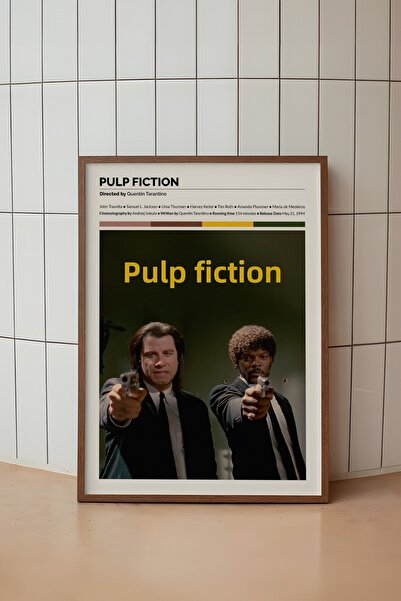 House Gorgeous Pulp Fiction Movie Designed Frame Poster