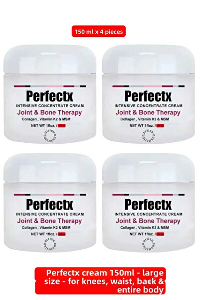 ULFİSU COSMETİCO كريم بيرفكتكس 4 قطع - كريم تدليك للجسم بالكامل 150 مل